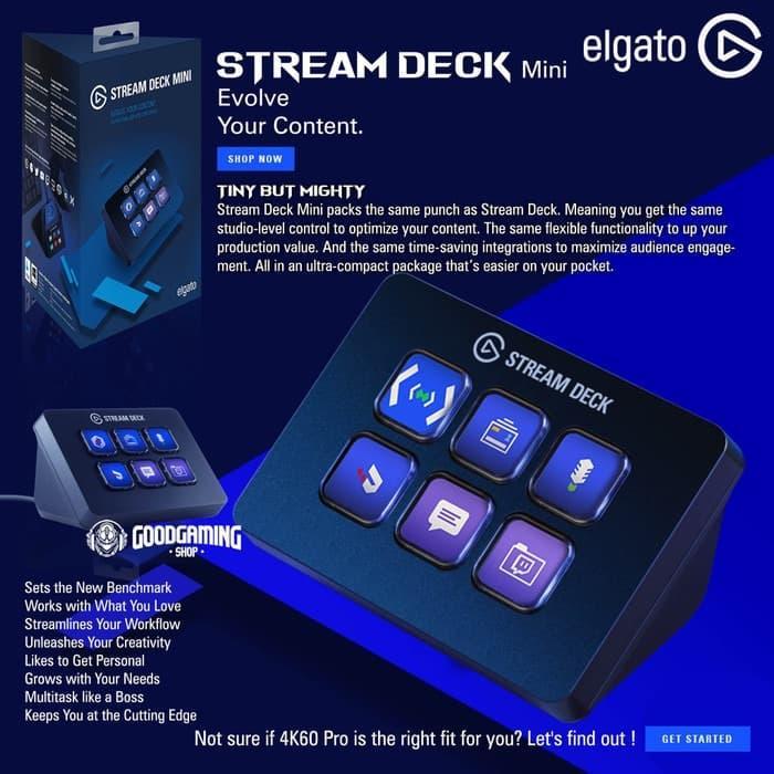 [PROMO]Elgato Stream Deck Mini - Stream Deck- Falcon Tech