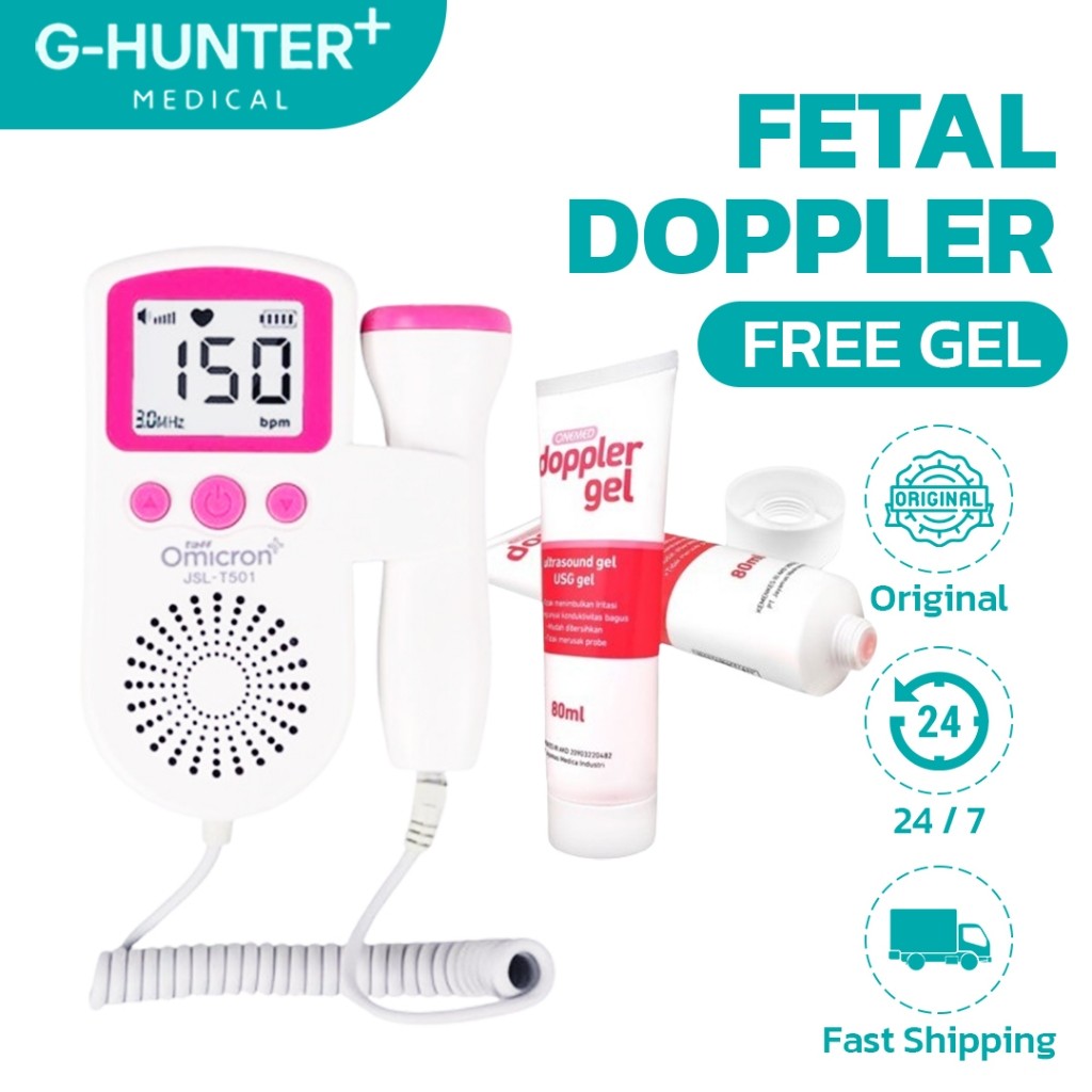 FETAL DOPPLER JANIN / Fetal Doppler Janin / Doppler Untuk Cek Detak Jantung Janin / Alat Cek Detak J