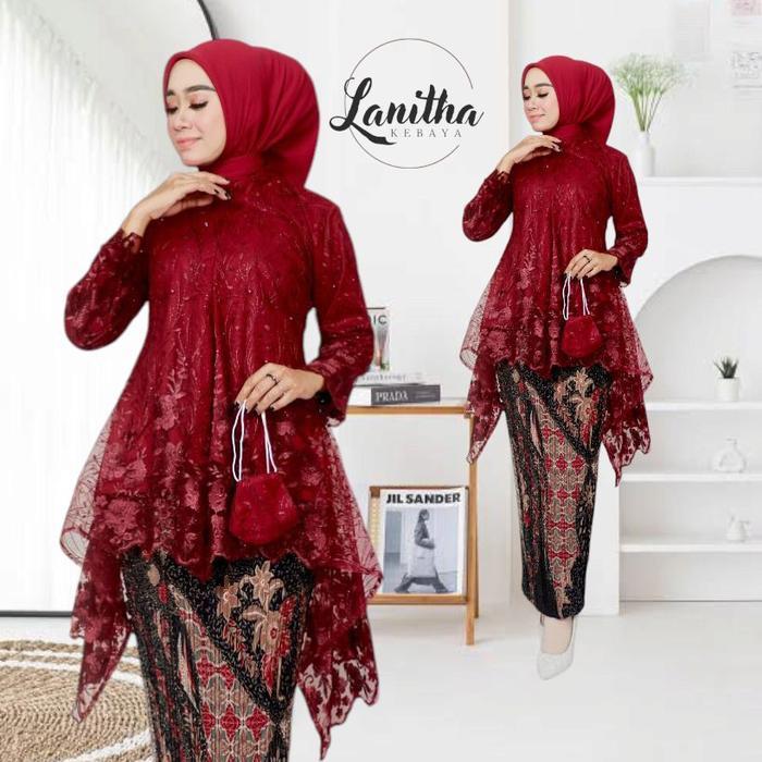 Set Kebaya Modern Kebaya Tunik Busui Maury Kebaya Modern Kebaya Wisuda Kebaya Kondangan Kebaya Busui