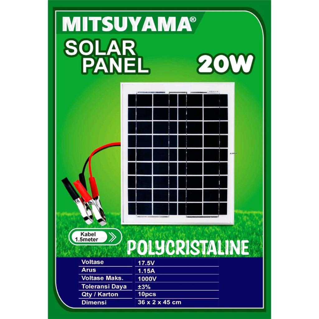 Solar Panel Solar Cell Panel Surya 20wp Poly 20wp Polycrystalline