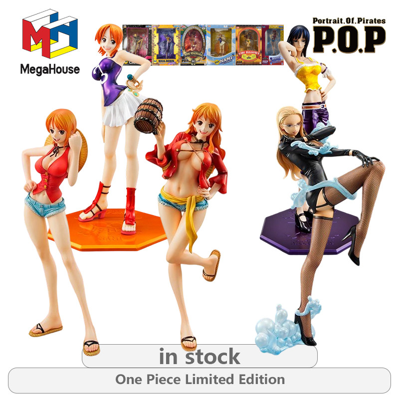 Megahouse Original Portrait.Of.One Piece LIMITED ETION Series JianifaRobinNami Anime Not Movable Fig