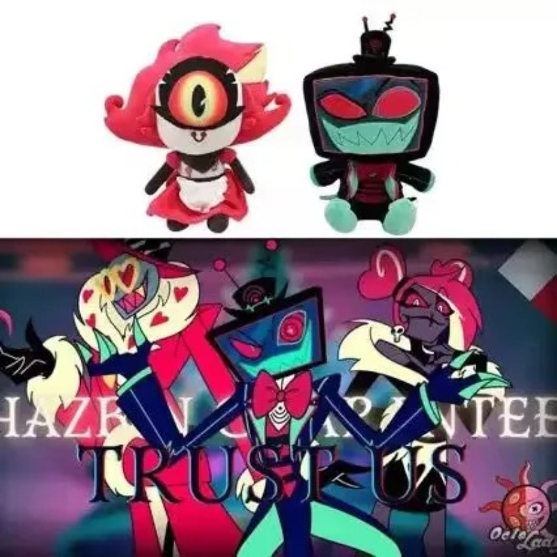  NEW Hazbin Hotel Plush Toys Funny Anime related Meranse Fan Hobby Collectibles Cartoon Plush Fans B