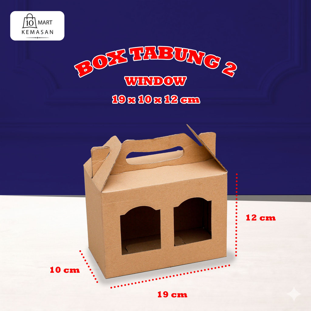 Toples tabung window isi 2/box kue kering/dus hampers/box toples tabung 600ml/box hampers kuker topl