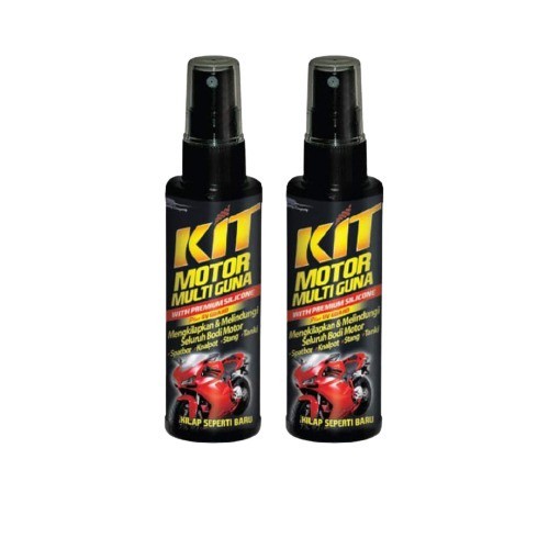 KIT MOTOR MULTIGUNA  SPRAY 100ML /Pembersih Motor / Pengkilat Motor / KIT Spray/