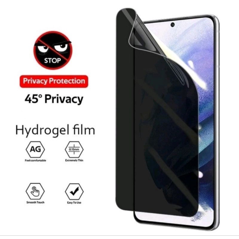Anti gores Hydrogel spy matte privacy screen protector Redmi A3