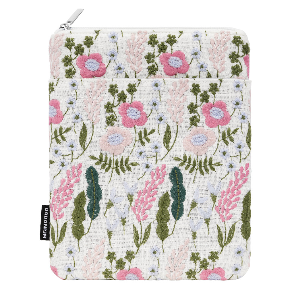 Protective Sleeve Case for 6" Kindle/Kindle Oasis/Kobo E-Reader Embroidered Daisy Padded Sleeve for 