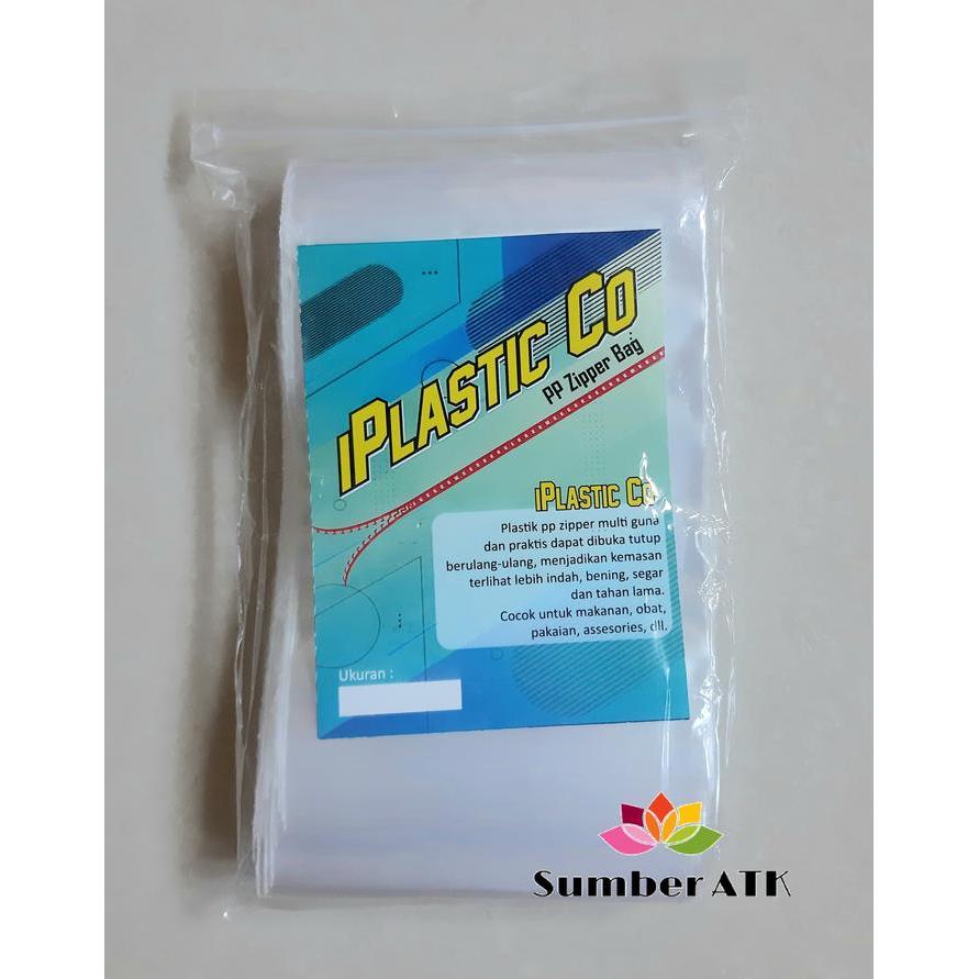 Plastik Klip PP Zipper Bag 20x35 cm Ketebalan 70 Mikron