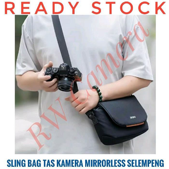 Sling Bag Tas Kamera Camera Mirrorless Selempang Sony Nikon Canon Fujifilm XT30 XM5 A6000 A6400 Z5 Z