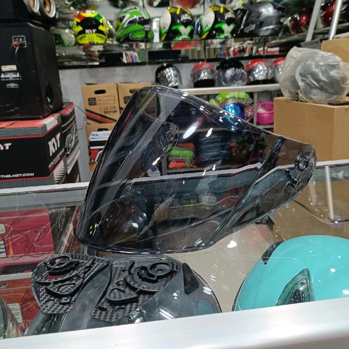 Kaca Visor Open Venom Flat Datar Iridium Helm KYT Open Venom Djmaru Djmaxi Jet Galaxy Slide INK Cent