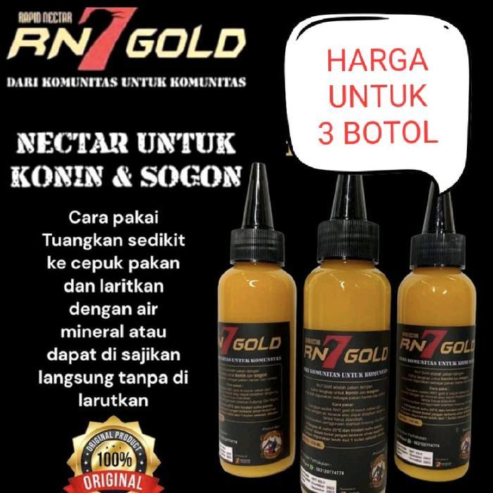 RN7 GOLD NEKTAR ( HARGA 3 BOTOL) RN 7 GOLD 3 BOTOL