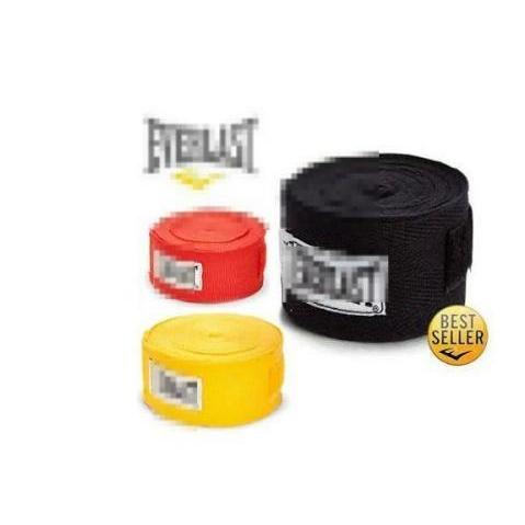 Handwrap Everlast Elastis 5 Meter - Handwrap Tinju Muay Thai Elastis - EVERLAST MERAH
