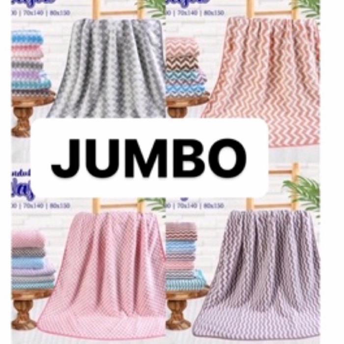 Handuk jumbo 80x150 microfiber