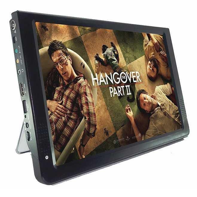 Jual Portable TV Monitor 11.6 Inch DVB-T2 + Analog - D12
