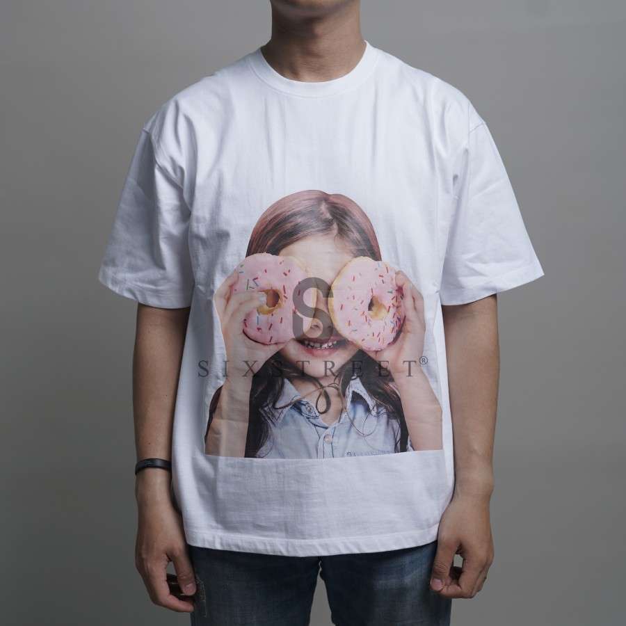 ADLV Tee Donut Strawberry White