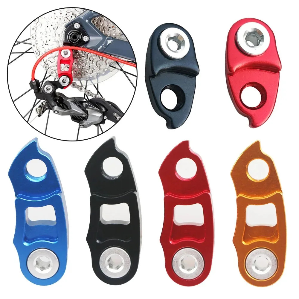 Ekstensi Hanger Derailleur Belakang Sepeda, Extender Aluminium untuk Sepeda Jalan Raya, MTB, Rangka 
