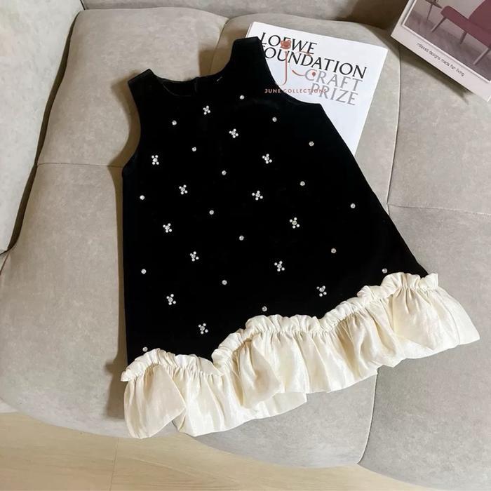 JUNECOLLECTIONS DRESS ANAK MOTIF PITA DRESS KOREA ANAK DRESS ANAK PEREMPUAN DRESS PESTA ANAK DRESS C