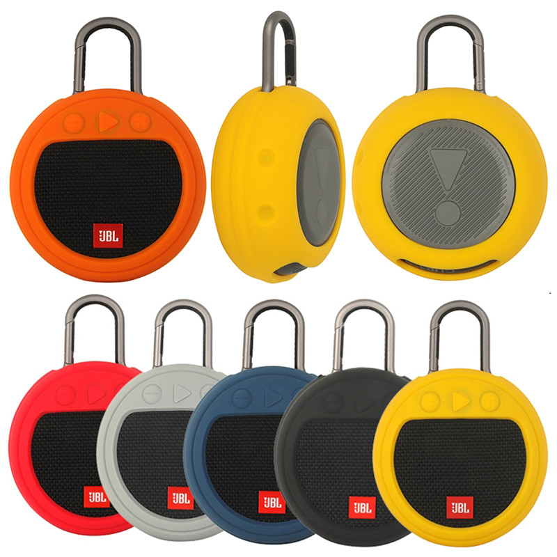 2021 Newest Outdoor Travel Silicone Case for JBL Clip 3 Wireless Bluetooth Speaker Protective Portab