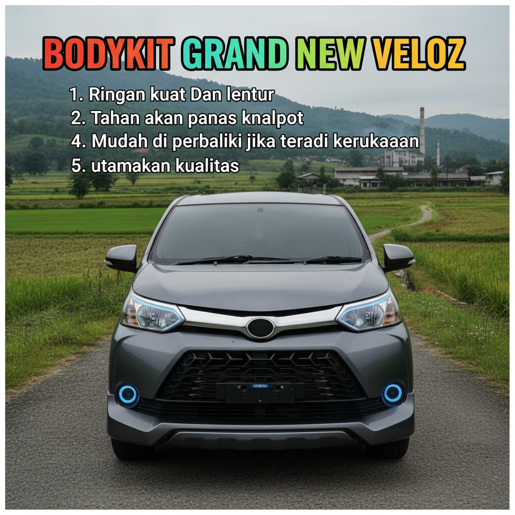 bodikit BODYKIT GRAND NEW VELOZ 2016 2017 2018 BODYKIT AVANZA VELOZ 2015-2018