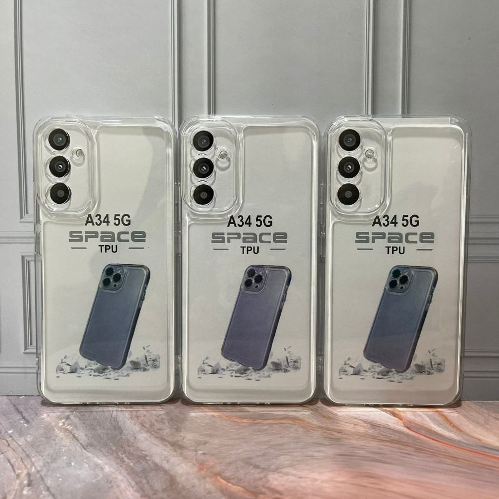 Space Original Case SAMSUNG A50 A50s A30s M14 5G Clear Bening Transparant SoftCase SPACE TPU