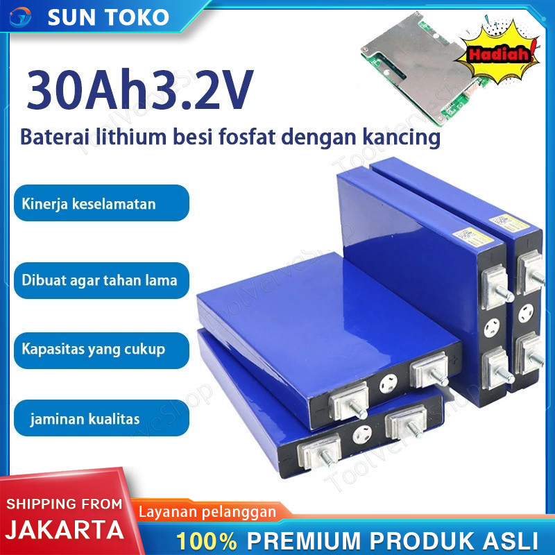 Baterai Lifepo4 3.2V 30Ah Elektrik Baterai Lithium LIFEPO4 DISCHARGE CAPACITY TEST PROVE Baterai Lit