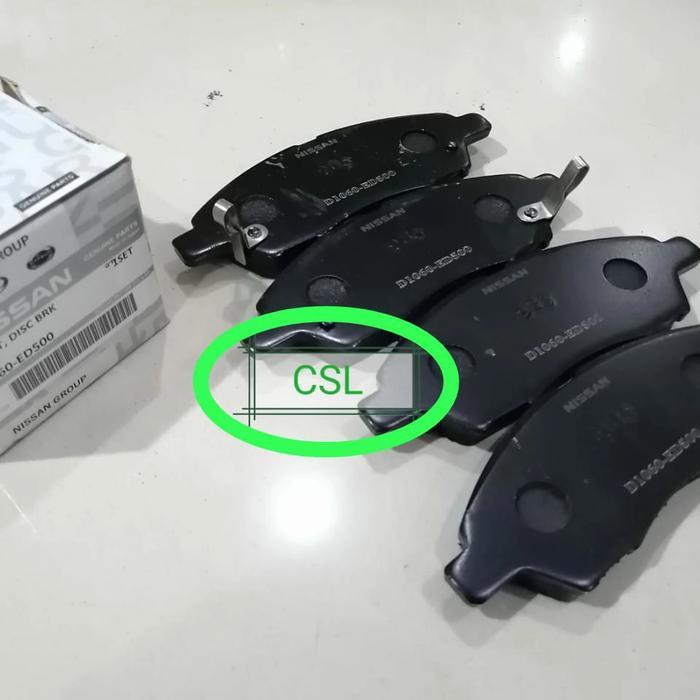 BRAKE PAD LIVINA NISSAN KAMPAS REM DEPAN ED500 BERMUTU