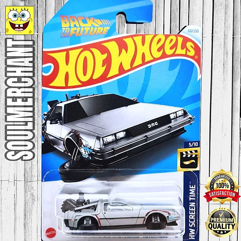 Hot Wheels Back To The Future Time Machine Hover Mode Silver DMC Delorean