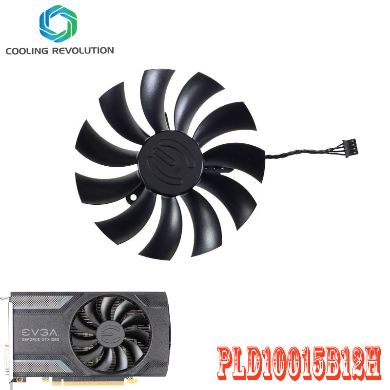 95MM PLD10015B12H DC12V 0.55A 4Pin Video card fan for EVGA GTX 1060 ITX