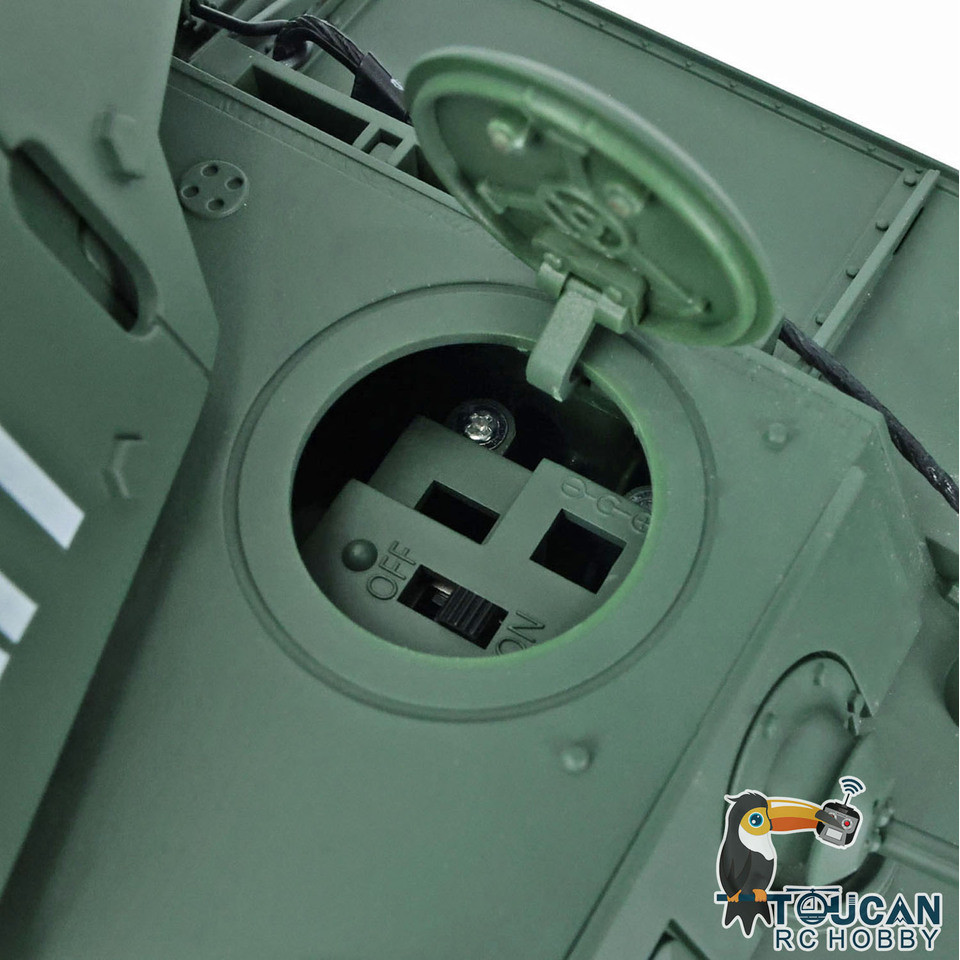 Henglong 116 Plastic Ver Scale 70 TK70 Steel Gearbox FPV KV1 360° Rotating RTR RC Tank Model 3878 Gr