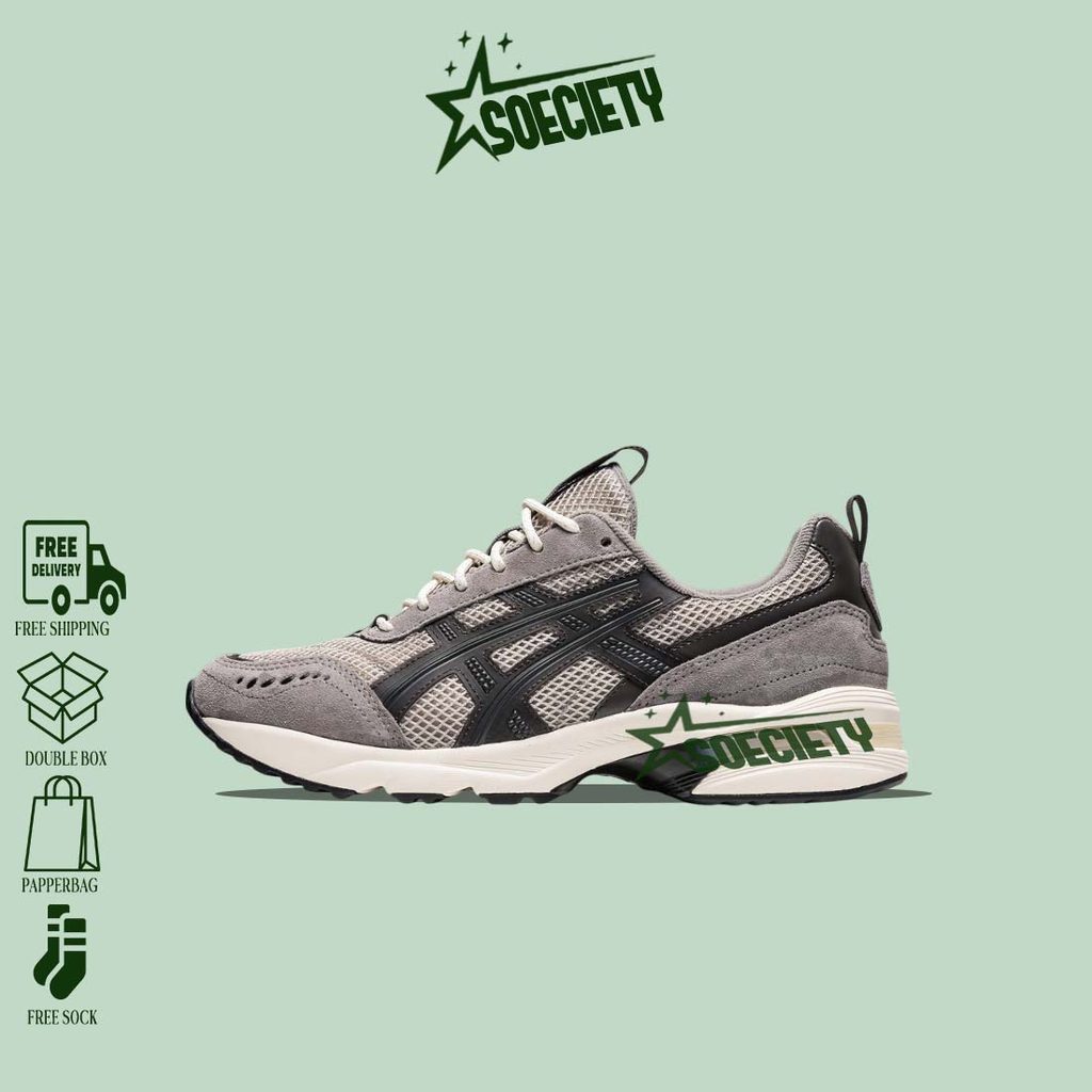 Sepatu Sneakers Asics Gel 1090V2 Oyster Grey BNIB Unisex