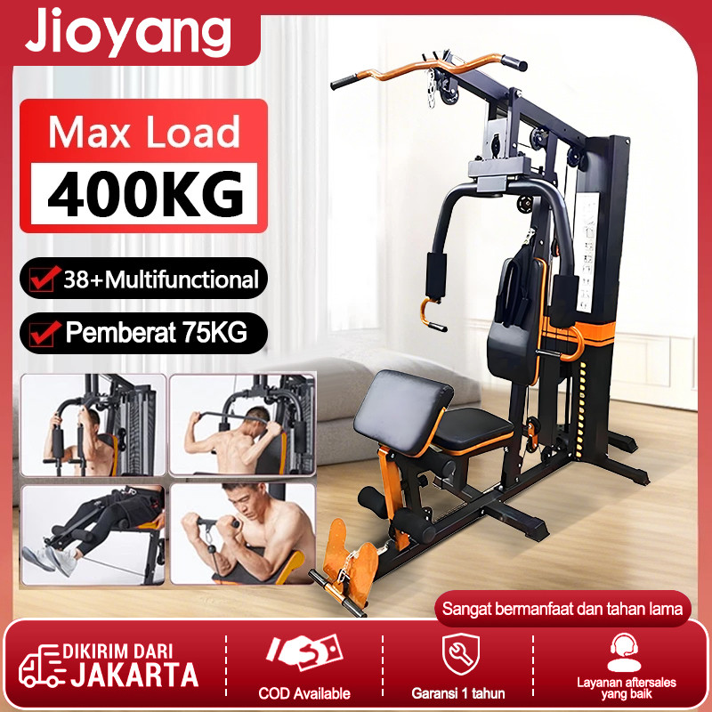 Home Gym 1 Sisi Multigym Angkat Beban / Multigym Alat Fitnes / Gym angkat Beban / Dengan beban 75KG