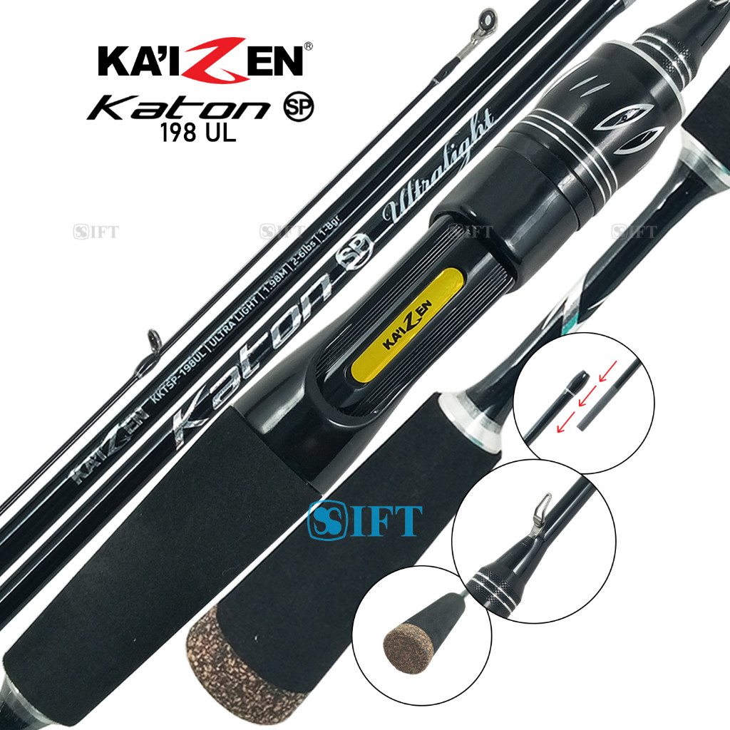 Joran UL KAIZEN KATON | 198 | Solid Top Carbon | Extra Ultra Light | Casting |  Store IFT Pancing