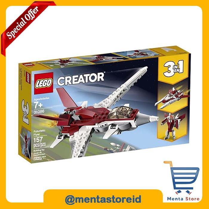 LEGO Creator 31086 Futuristic Flyer Jet Engine Pesawat Space Toy Robot ASLI LEGO PT MAP DAN BER SNI