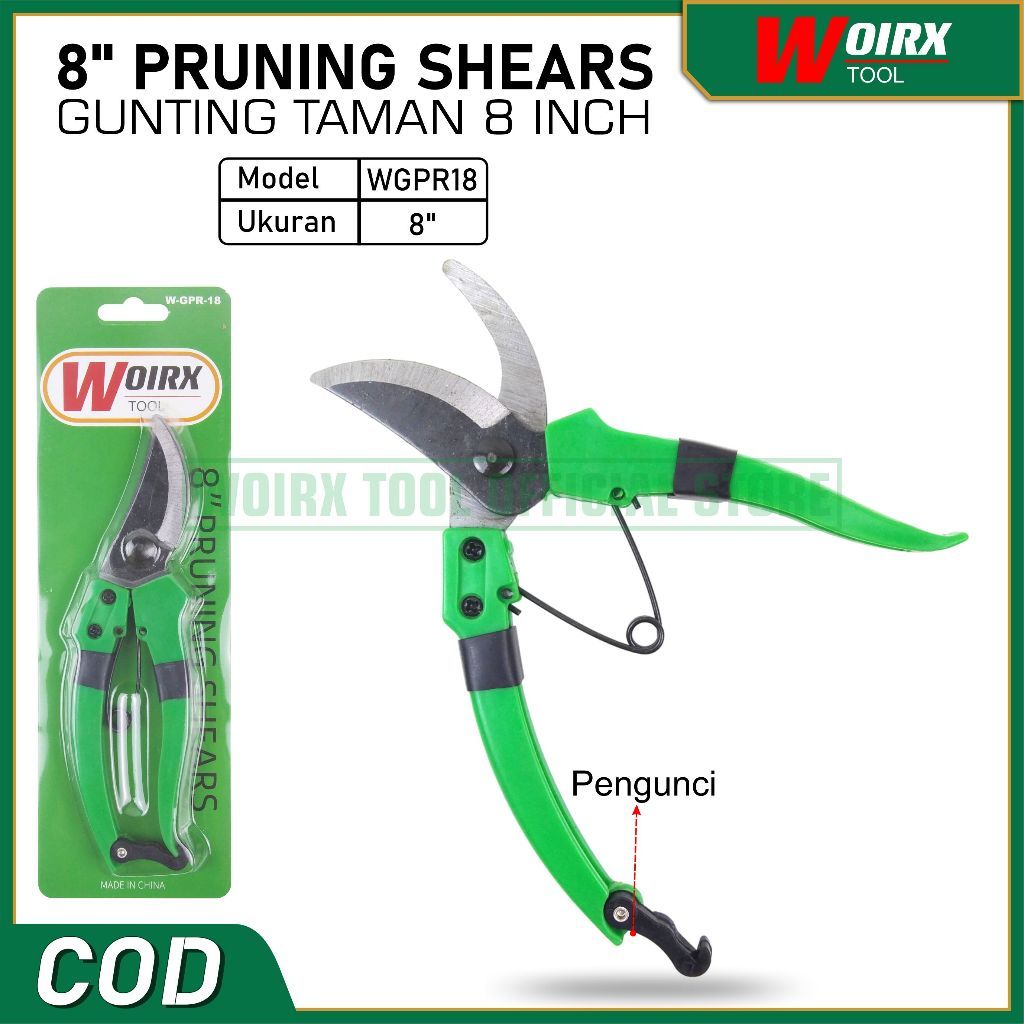 WOIRX TOOL Gunting Dahan Rumput Ranting Gunting Bonsai Gunting Taman Mini