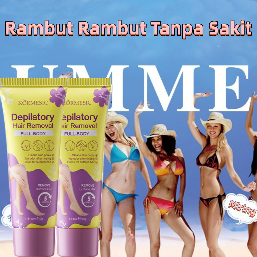 Hair Removal Cream Depilatory Hair Removal Krim Penghilang Bulu Untuk Miss V Hair Removal 40g