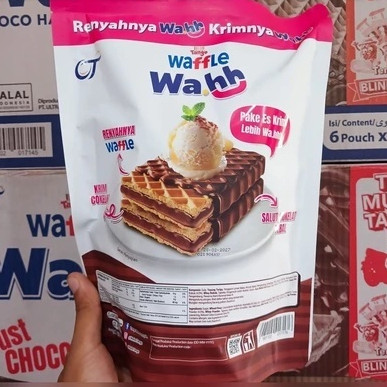 Tango Waffle All Varian Hazelnut Kemasan Pouch Jumbo 180g  Wahh Just Chocolate Brownies Crispy Bronc