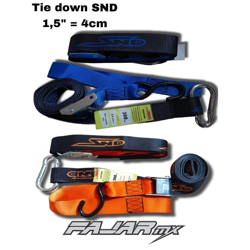 Tie down snd Besar Lebar 4cm Panjang 2,4 Meter Tebal Kuat