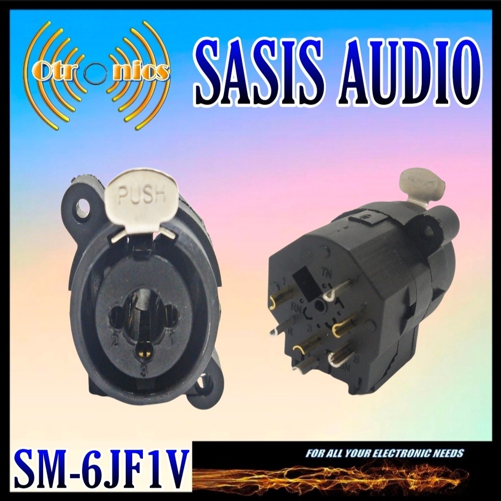 Socket Sasis Combo Canon XLR Akai Sasis Canon Akai body