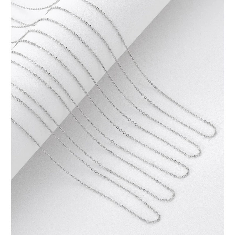 Kalung Rantai Polos Basic Simple Kalung Fashion Polos Tipis