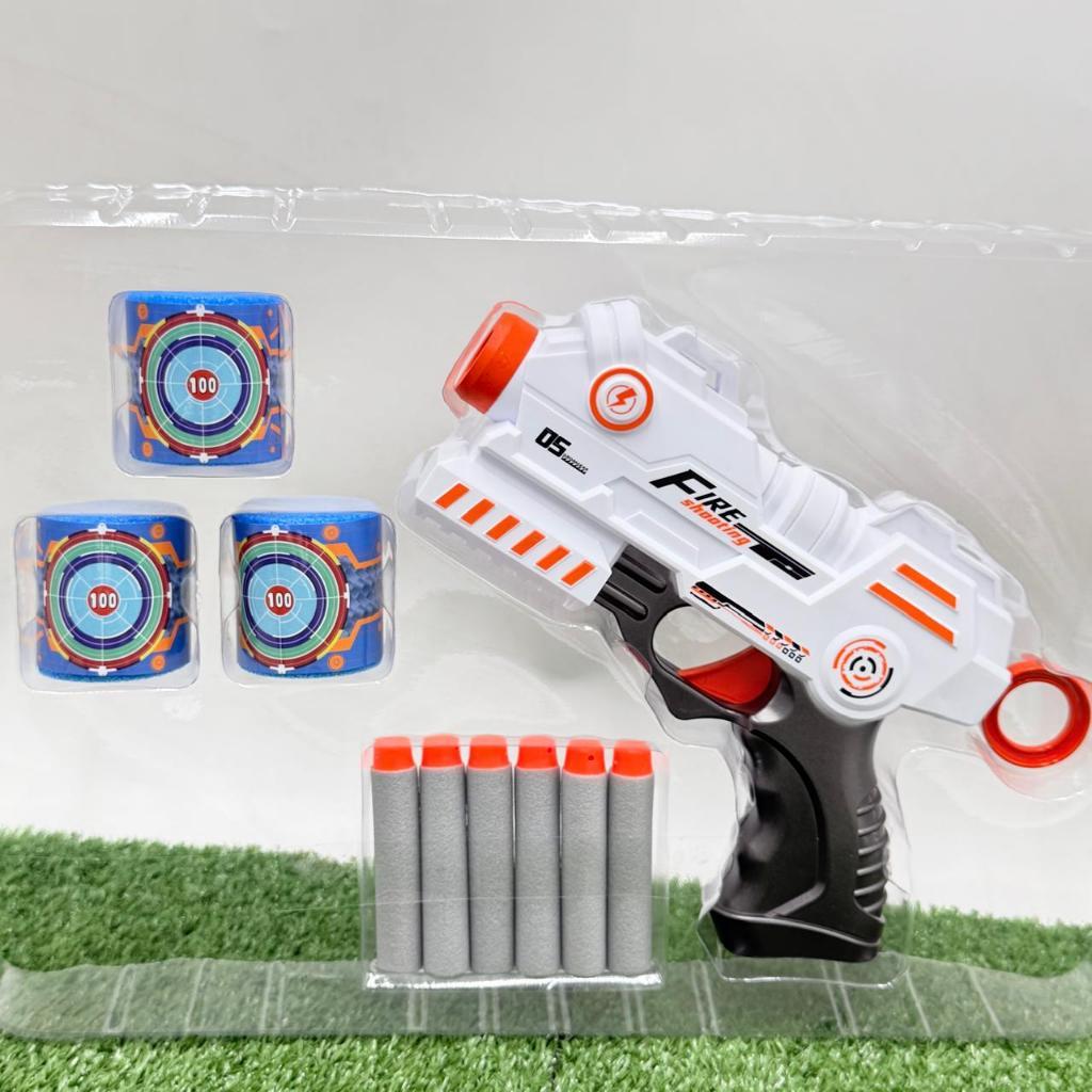 GENIUS KIDS  - Mainan Tembakan Anak Softgun Blaster Bullet Premium