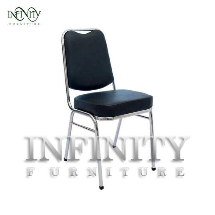 Kursi Makan / Kursi Susun Serbaguna - Hitam