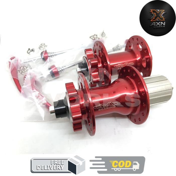 Hub Freehub OXO Bearing Quick Release 32 hole - Red -AXN