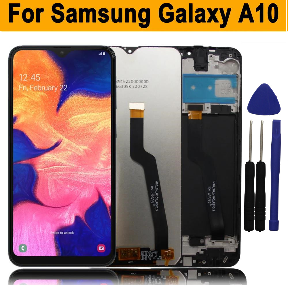 LCD For Samsung galaxy A10 A105 SM-A105F/DS splay Tou Screen gitizer Assembly For SM-A105F SM-A105G 