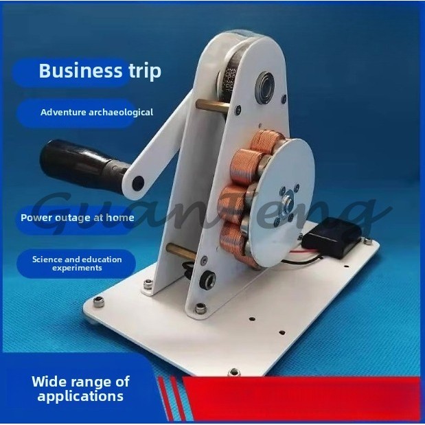 50W Hand Crank Generator Emergency USB Mobile Phone arging 12V Permanent Magnet Mini Generator Physi