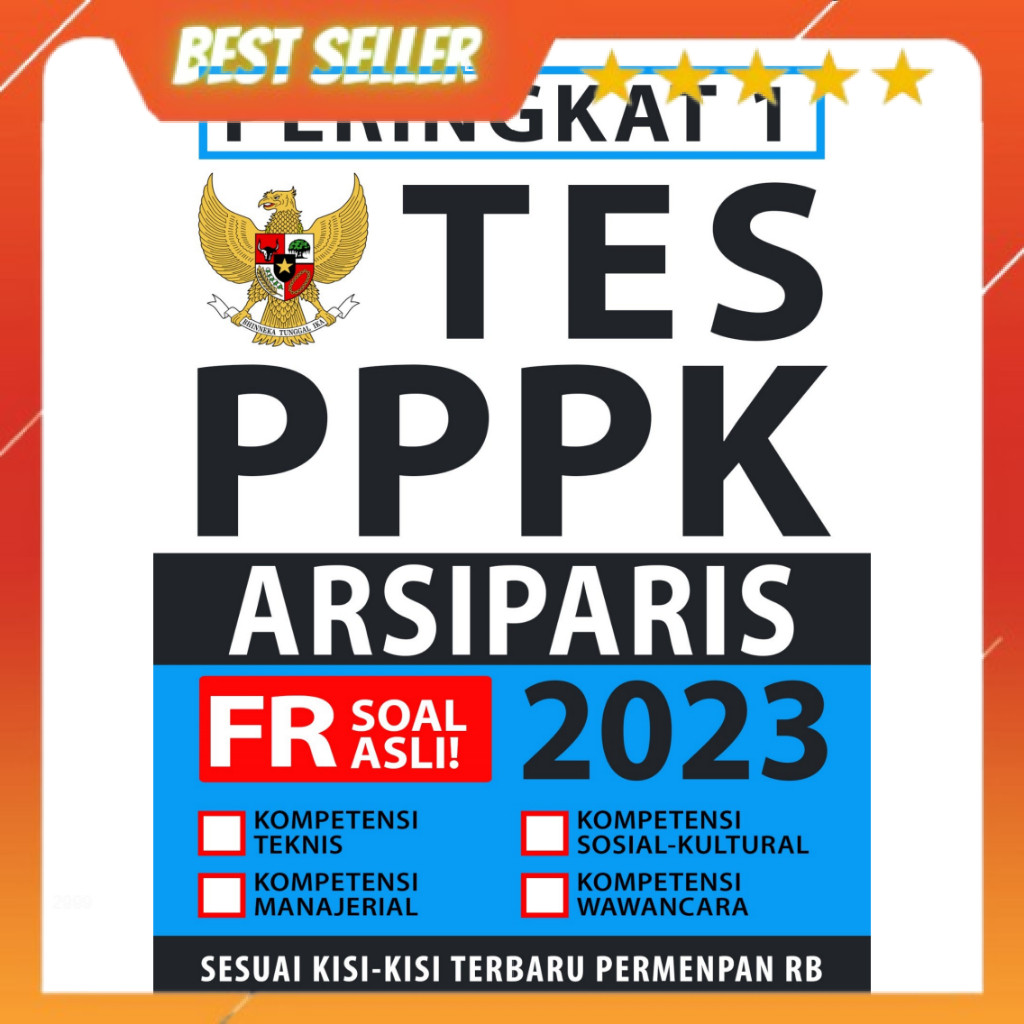 RATU BUKU TES PPPK ARSIPARIS 2023 FR SOAL ASLI ID022