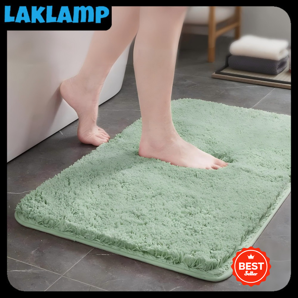 Karpet Anti Slip Dapur & Kamar Mandi Tebal, Aman untuk Lansia & Anak