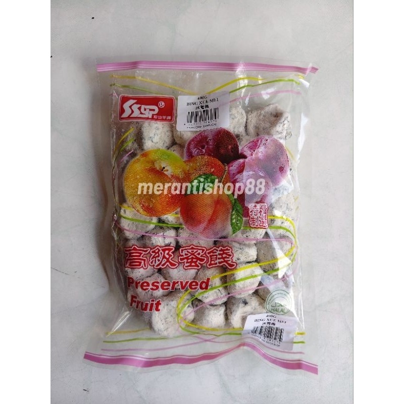 Manisan Buah Buahan Xue Hua Mei Preserved Fruit 400 Gram