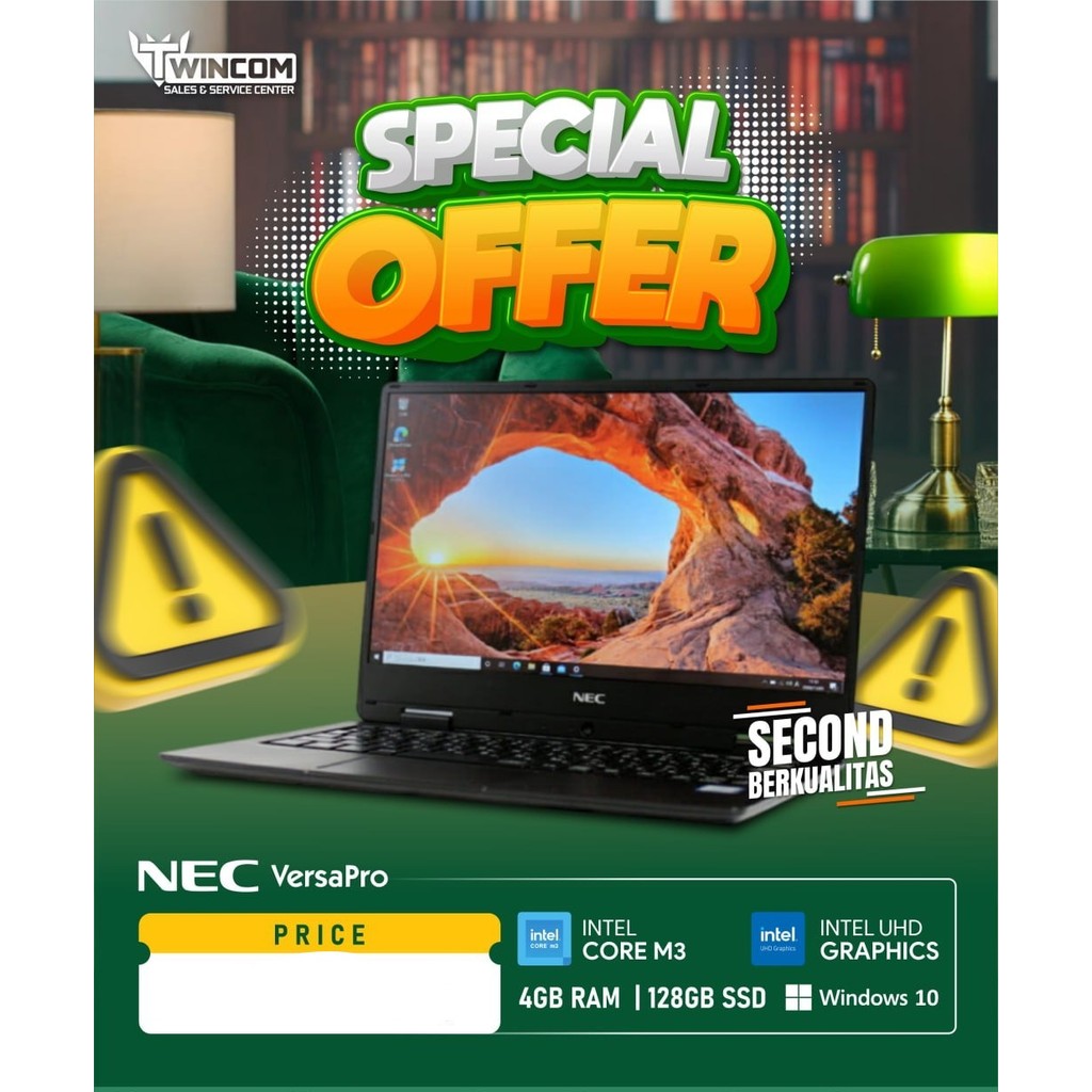 LAPTOP NEC Versapro Ram 4GB / SSD 128GB