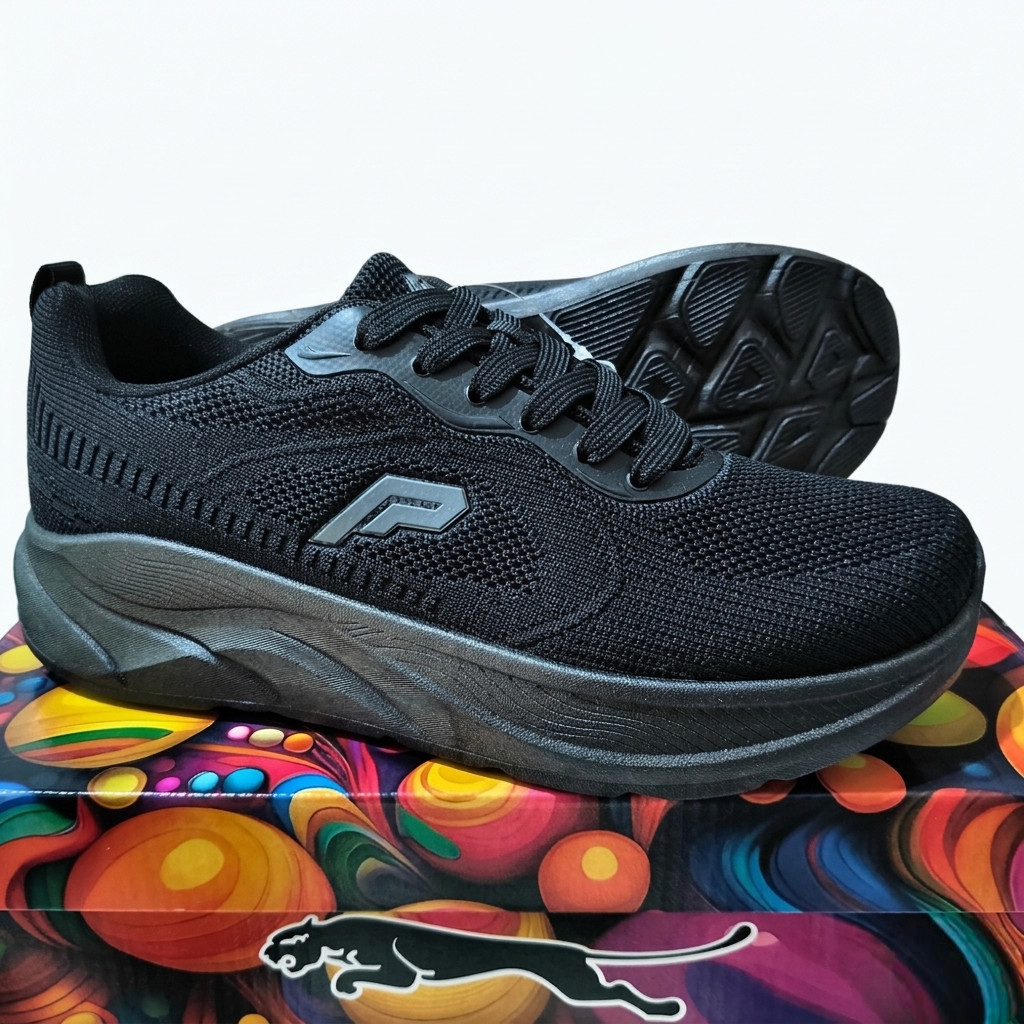 Sepatu Loggo Panther - Sepatu Sneakers PVC Casual Pria / Wanita Original