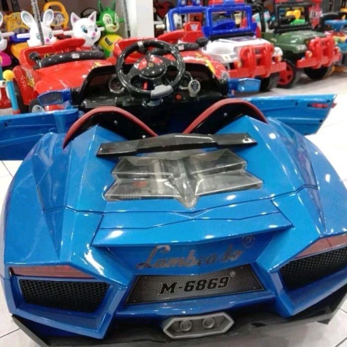 PMB Toys Mobil AKI Lamborghini Mainan Anak Mobil Aki Remote Control SNI | Mobil Aki Anak