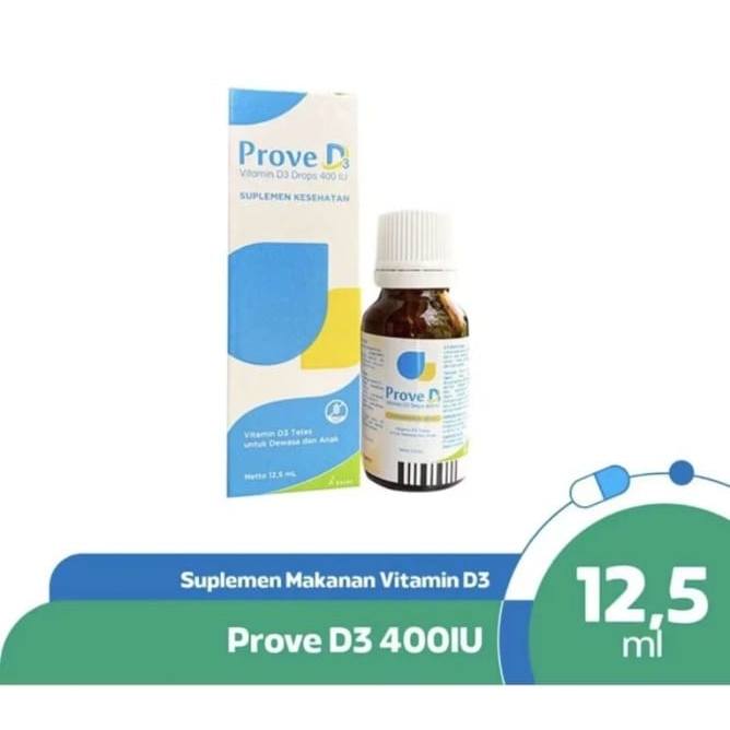 Prove D3 Drop Botol 12.5 Untuk Memenuhi Vitamin D3 Bayi
